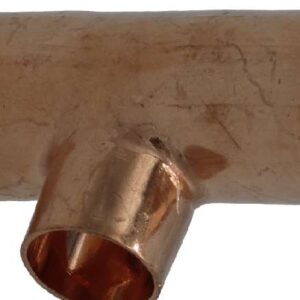 CB Supplies 100601336 CCC Tee, 3 x 1-1/4 in, Wrought-Copper Pressure Fitting