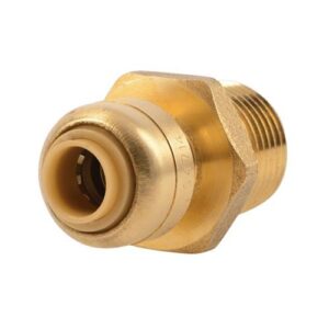 SharkBite Max™ UR140 Adapter, 1 in Nominal, Push-Fit x MNPT End Style, Import