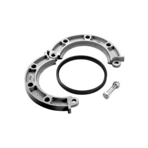 VSH Shurjoint® SJT704125GE Flange Adapter, 2-1/2 in, Grooved, Ductile Iron, Hot Dipped Zinc Galvanized