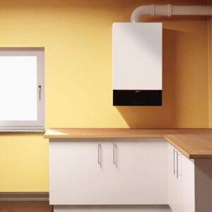 Viessmann Manufacturing 7722775 B1HE-199 Wall-Mounted Gas-Fired Condensing Boiler, Vitodens 100-W, 199 000 Btu