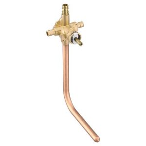 Moen 62365 Posi-Temp Tub and Shower Rough-In Valve, For Cold Expansion WIRSBO F1960, 1/2 in Inlet 1/2 in Outlet, Brass Body