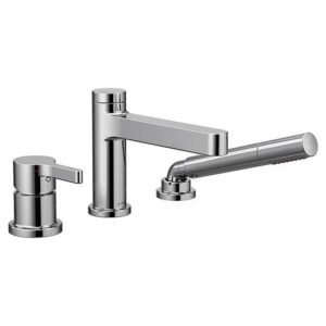 Moen T967 Vichy 3 Piece Roman Tub Faucet With Handheld Shower, Chrome