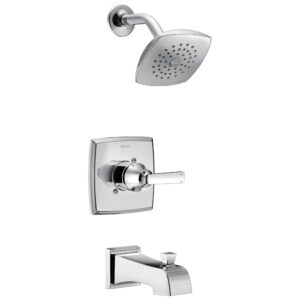 Delta® T144Monitor 14 Ashlyn Tub and Shower Trim, 1.75 gpm Shower, Polished Chrome