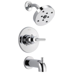 Delta® T14459 Monitor 14 Trinsic Tub and Shower Trim, 1.75 gpm Shower, Polished Chrome