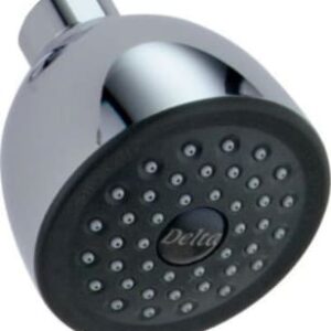 Delta® 4141-TP Shower Head, 2 gpm Max Flow, 1 Spray Pattern, Wall Mounting, 2-1/2 in L x Head, Chrome