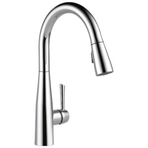 Delta® 9113-DST Essa Pulldown Kitchen Faucet, 1.8 gpm, Chrome, Single Handle, 1 or 3 Faucet Holes, Commercial