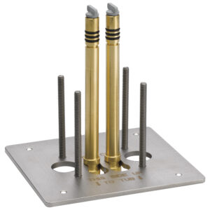 Delta® R4700-FL Floor Mount Tub-Filler Rough-In, 1/2 in C Inlet 1/2 in C Outlet, 6 gpm, Brass Body