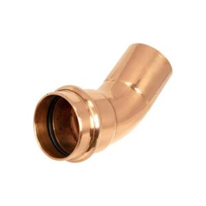 Apollo™ 10075084 806-2 Press-Fit 45 deg Street Elbow, 1-1/4 in, Press x FTG, Copper