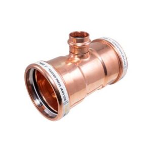 Apollo™ 10077774 811.XL Series Press-Fit Tee, 3 x 2 in, Press, Copper