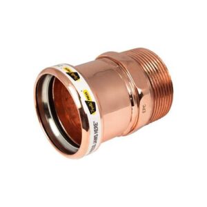 Apollo™ 10061992 804.XL Press-Fit Adapter, 4 in, Press x MNPT, Copper