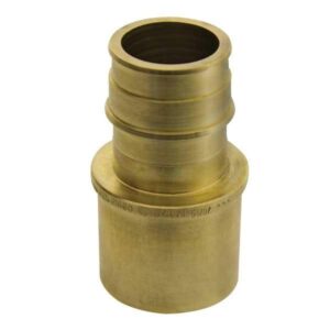 Uponor LF4511010 ProPEX® Sweat Adapter, 1 in, F1960 Cold-Expansion PEX x FSWT, Lead-Free Brass