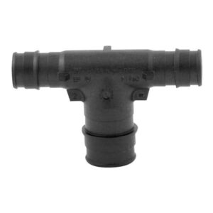 Uponor Q4755575 ProPEX® Connector Tee, 1/2 x 1/2 x 3/4 in, F1960 Cold-Expansion PEX, Engineered Polymer