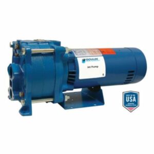 Goulds HSJ15N HSJ Convertible 3-Stage Jet Pump, 30 to 50 gpm, 1-1/4 in NPT Inlet 1 in NPT Outlet, 1 Phase, 1-1/2 hp, Cast Iron