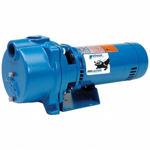 Goulds GT20 Self-Priming Centrifugal Pump, 110 gpm, 1-1/2 in NPT Inlet 1-1/2 in NPT Outlet, 2 hp, 115 to 230 VAC, 1 Phase, 5 ft Max Suction Lift