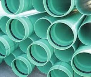 Approved Vendor 11922, PVC Pipe, SDR-28 Solid Sewer Pipe, 4 in x 14 ft, Gasketed End, Green