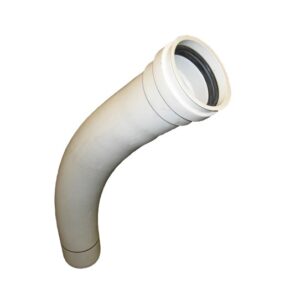 Westlake Pipe & Fittings 121A/4504 Extra-Long Sweep Sewer Elbow, 4 in, 45 Deg, PVC