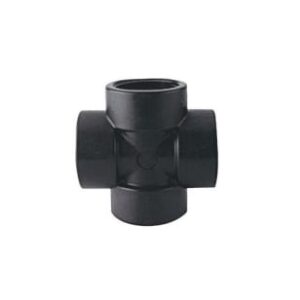 Banjo® CR075 Pipe Cross, 3/4 in, Female NPT, 80, Glass Reinforced Polypropylene