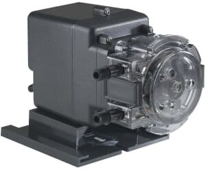 Stenner Pumps 45MFH2A1SUAA Peristaltic Metering Pump, 10 gpd, 1/4 in Outlet, 1/30 hp, Santoprene, Polycarbonate, Polyprolylene