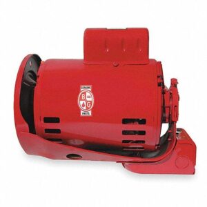 Bell & Gossett 111044 Circulating Pump Motor, Open Drip-Proof Enclosure, 1/2 hp, 115/230 VAC, 60 Hz, 1 Phase, 1725 rpm, Resilient Base Mount