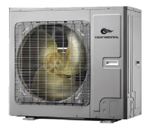 Continental WSEHV2436RA1-C Central Heat Pump Outdoor Unit, Seer 17, 36000 Btu/h, -30 to 54 deg C