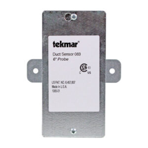 Tekmar® 83 Duct Temperature Sensor, -40 - 250 deg F, NTC thermistor, 10 k ohms at 77 degrees F (25 degrees C plus / minus 0.2 degrees C) Beta = 3892 Sensor