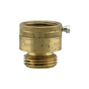 Boshart Industries 0882-07NL Self-Draining Hose Bibb Vacuum Breaker, 3/4 in, 125 psi, FGHT x MGHT, Brass Body