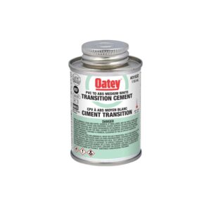 Oatey® 31532 Transition Cement, 118 mL Container, White