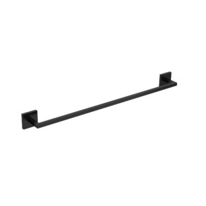 RiobelPRO® P945BK Riobel Cross Collection Towel Bar, 24 in L, 2-1/8 in H x 2-1/2 in D, Black