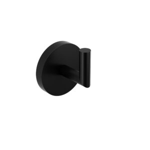 RiobelPRO® P960BK P960 Riobel Cross Collection Robe Hook, 2-1/2 in H x 2 in W x 3/8 in D, Black