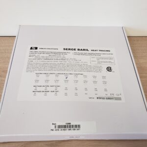 SERGE BARIL PAC-6/10-24 Heat Tracing Cable, 120 V, 24 ft