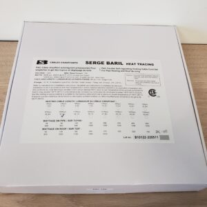 SERGE BARIL PAC-6/10-100 Heat Tracing Cable, 120 V