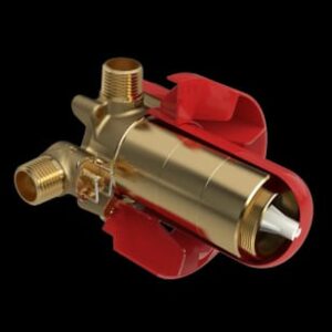 RiobelPRO® R93 Rough-In Valve, 1/2 in MNPT Inlet x 1/2 in MNPT Outlet, 2 Ways