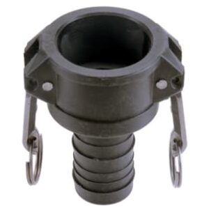 Green Line G65PC-300 Cam Lock, 3 in, Hose Shank, Polypropylene, Black