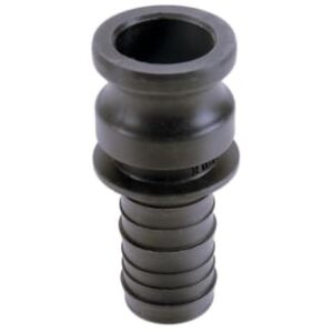 Green Line G65PE-150 Adapter, 1-1/2 in, Hose Shank, Polypropylene, Black