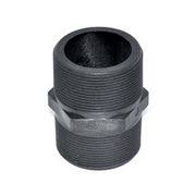 Norwesco® 62232 Short Straight Nipple, 3 x 6 in, SCH 80