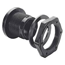 Norwesco® 62798 Heavy Duty Threaded Bolt, 3/4 in, Polypropylene, Black