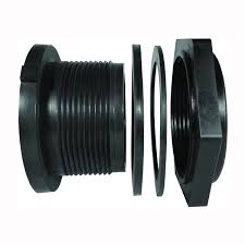 Banjo® TF-100 Polypropylene Tank Fitting, 1 in, 2-1/4 in Hole, Glass Reinforced Polypropylene/EPDM
