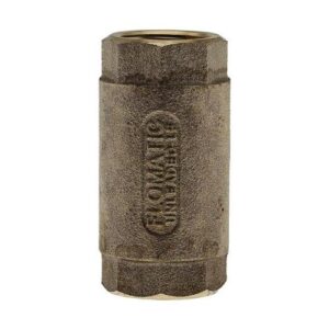 Boshart Industries 17-5118E Brass Check Valve, 1/4 in, FPT, Bronze Body