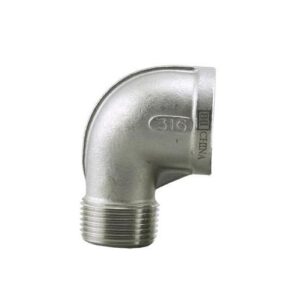 Boshart Industries SSH316SE-12 Street 90 deg Street Elbow, 1-1/4 in, MPT x FPT, 150 lb, 316 Stainless Steel