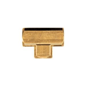 Fairview X101-C Extruded Tee, 3/8 in, FNPT, Brass