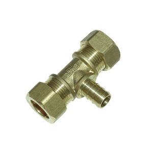 LynCar 1409778 Tee, 1/2 in, Compression x PEX