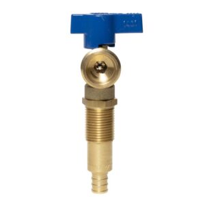 Oatey® 38978 Washing Machine Outlet Box Valve, 3/4 in, PEX, Brass Body, Blue