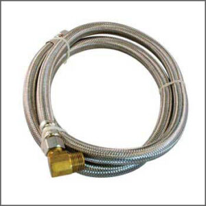 AQUA-DYNAMIC 3235-720 Dishwasher Supply Line, Stainless Steel