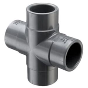 Lasco® 820005 1/2 in Cross Socket, Slip, SCH 80, PVC