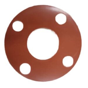 Approved Vendor GSKFF116R105 Full-Face Flange Gaskets, 1-1/2 in, 1-1/2 in OD, Red