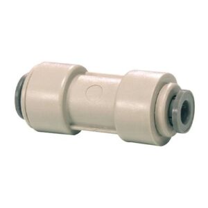 John Guest® PI201008S-US Push-Fit Reducing Straight Connector, 5/16 x 1/4 in, Tube OD, Acetal, Gray
