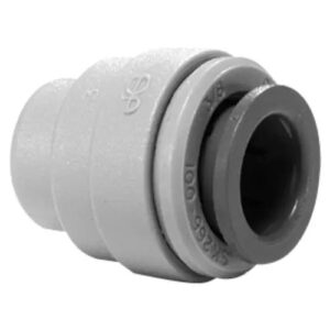 John Guest® PI4608S-US End Stop, 1/4 in, Acetal, Gray