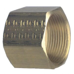Fairview 61-8 Standard Nut, 1/2 in, Tube, Brass