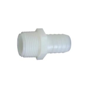 Green Line G21N-038-025 Hose Barb, 1/4 in, MNPT x Straight Hose Barb, Nylon