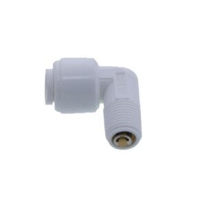 Hydronamic SCV-CI480821W Elbow Check Valve, 1/8 in MIP x 1/4 in COMP, Stainless Steel, White
